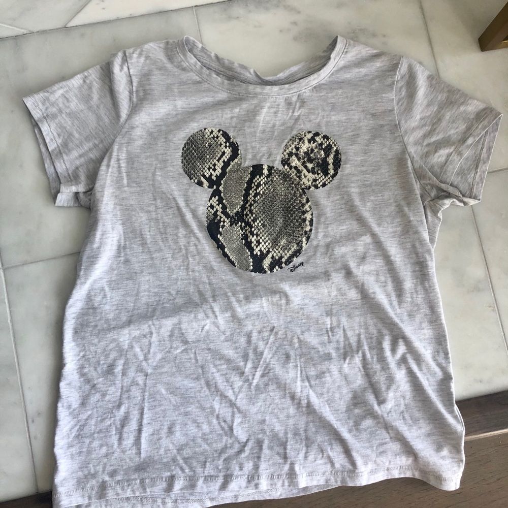 Mickey Mouse snakeskin t shirt - Picture 2 of 9